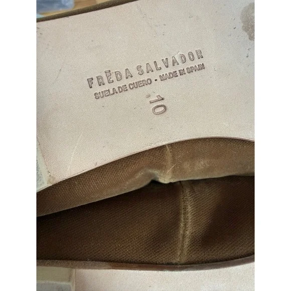 Freda Salvador Jada velvet square toe ballet flat in dijon mustard - Picture 6 of 11